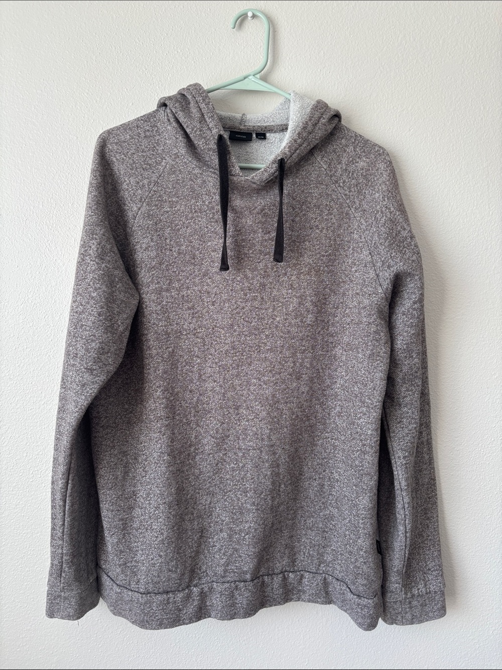 Onia Pullover Hoodie Sweater Mens Medium Grey Long Sleeve Adult Casual